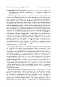 Dietrich Schulze-Marmeling: Der FC Bayern und seine Juden. Aufstieg und Zerschlagung einer liberalen Fußballkultur