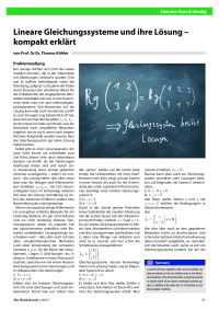 Literatur Kurz & bündig