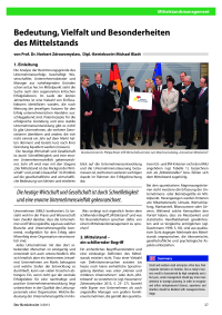 Bedeutung, Vielfalt und Besonderheiten des Mittelstands