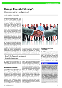 Change-Projekt "Führung"
