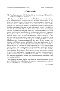 Peter Neumann: Jena 1800. Die Republik der freien Geister