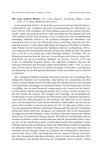 Anna Kathrin Bleuler: Der Codex Manesse. Geschichte, Bilder, Lieder.