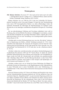 Helmut Altrichter: Russland 1917. Ein Land auf der Suche nach sich selbst