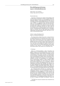 Beschäftigungssicherung durch Arbeitskräftehorten