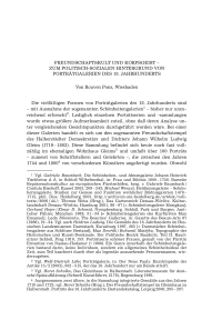 Freundschaftskult und Korpsgeist – Zum politisch-sozialen Hintergrund von Porträtgalerien des 18. Jahrhunderts