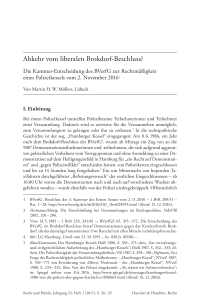 Abkehr vom liberalen Brokdorf-Beschluss?
