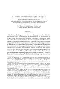 All Higher Administrative Courts are equal? Eine vergleichende Untersuchung zur unterschiedlichen Wahrnehmung oberverwaltungsgerichtlicher Rechtsprechung innerhalb des deutschen Rechtssystems