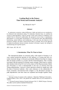 Looking Back to the Future: Time Strata and Economic Analysis