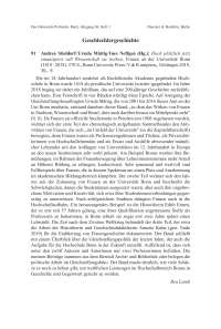 Andrea Stieldorf / Ursula Mättig / Ines Neffgen (Hg.): Doch plötzlich jetzt emanzipiert will Wissenschaft sie treiben. Frauen an der Universität Bonn 1818 – 2018).