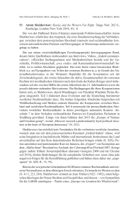 Anton Shekhovtsov: Russia and the Western Far Right. Tango Noir