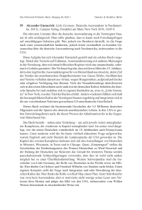 Alexander Emmerich: Little Germany. Deutsche Auswanderer in Nordamerika.