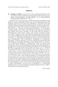 Marsilius von Padua: Verteidiger des Friedens