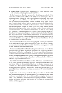 Günter Bolte: Gerhard Rohlfs. Anmerkungen zu einem bewegten Leben
