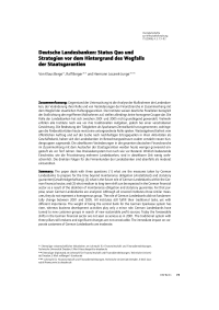 Deutsche Landesbanken: Status Quo und Strategien vor dem Hintergrund des Wegfalls der Staatsgarantien