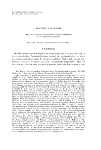 Parallelen des Supererogationsbegriffs im islamischen Recht