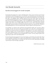 Bundesverfassungsgericht wieder komplett