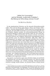 "Kultur der Grausamkeit„ und die Dynamik "eradierender Praktiken„. Ein Beitrag zur Erforschung extremer Gewalt