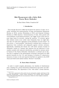 Risk Measurement with a Safety Belt: Pareto Meets Chebyshev