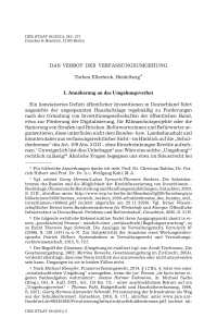Das Verbot der Verfassungsumgehung