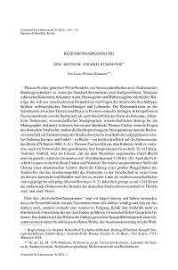 Eine kritische Strafrechtssinfonie