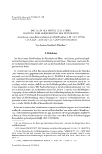 Die Bahn als Mittel zum Suizid: Haftung und Versicherung des Suizidenten