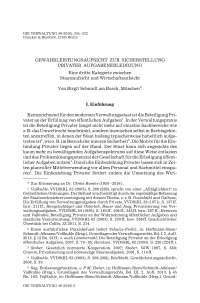 Gewährleistungsaufsicht zur Sicherstellung privater Aufgabenerledigung. Eine dritte Kategorie zwischen Staatsaufsicht und Wirtschaftsaufsicht
