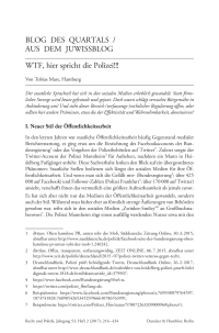 WTF, hier spricht die Polizei!!!