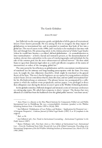 The Gentle Globaliser