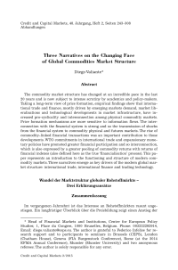 Three Narratives on the Changing Face of Global Commodities Market Structure