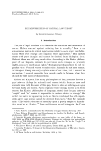 The Resurrection of Natural Law Theory