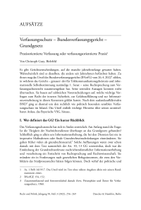 Verfassungsschutz – Bundesverfassungsgericht – Grundgesetz
