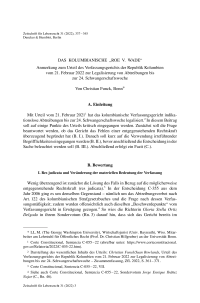 Das Kolumbianische „Roe v. Wade“