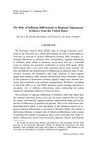 The Role of Inflation Differentials in Regional Adjustment: Evidence from the United States
