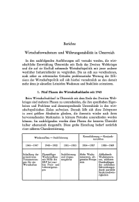 Wirtschaftswachstum und Währungsstabilität in Österreich