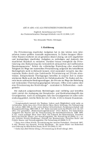 Art. 33 Abs. 4 GG als Privatisierungsschranke. Zugleich Anmerkung zum Urteil des Niedersächsischen Staatsgerichtshofs vom 05.12. 2008, 2/07