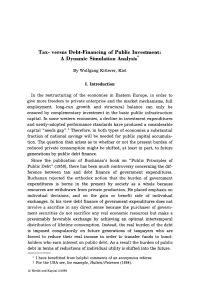 Tax- versus Debt-Financing of Public Investment: A Dynamic Simulation Analysis