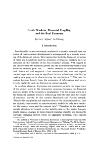 Credit Markets, Financial Fragility, and the Real Economy