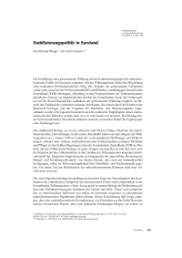 Stabilisierungspolitik in Euroland