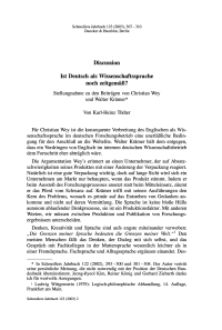 Ist Deutsch als Wissenschaftssprache noch zeitgemäß?