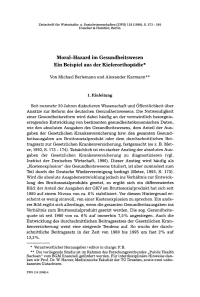 Moral-Hazard im Gesundheitswesen. Ein Beispiel aus der Kieferorthopädie
