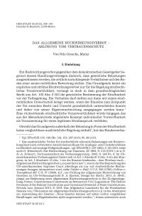Das allgemeine Rückwirkungsverbot – Ablösung vom Vertrauensschutz