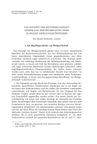 Das Konzept der Weltgesellschaft: Genese und Strukturbildung eines globalen Gesellschaftssystems