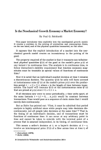 Is the Neoclassical Growth Economy a Market Economy?