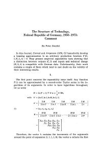 The Structure of Technology, Federal Republic of Germany, 1950-1973: Comment