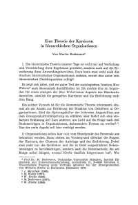 Eine Theorie der Karrieren in hierarchischen Organisationen