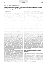 Unterlassungstäterschaft, Garantenstellung und Nothilferecht beim Schwangerschaftsabbruch