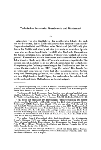 Technischer Fortschritt, Wettbewerb und Wachstum