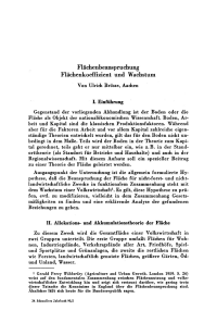 Flächenbeanspruchung Flächenkoeffizient und Wachstum