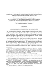 Der Stolpe-Beschluss des Bundesverfassungsgerichts in rechtsvergleichender Betrachtung. Der Schutz vor gerichtlichen Verurteilungen zur Unterlassung von Meinungsäußerungen nach dem Grundgesetz und nach der Verfassung der Vereinigten Staaten von Amerika