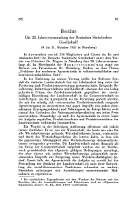 Die 28. Jahresversammlung der Deutschen Statistischen Gesellschaft